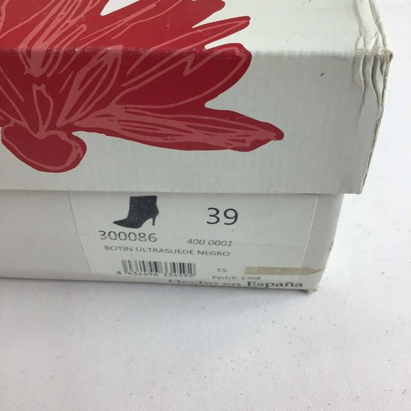 CUPLE Women's Black Classic Kitten Heels Ankle Bootie Size 39 EUR (US 8) - Picture 11 of 11